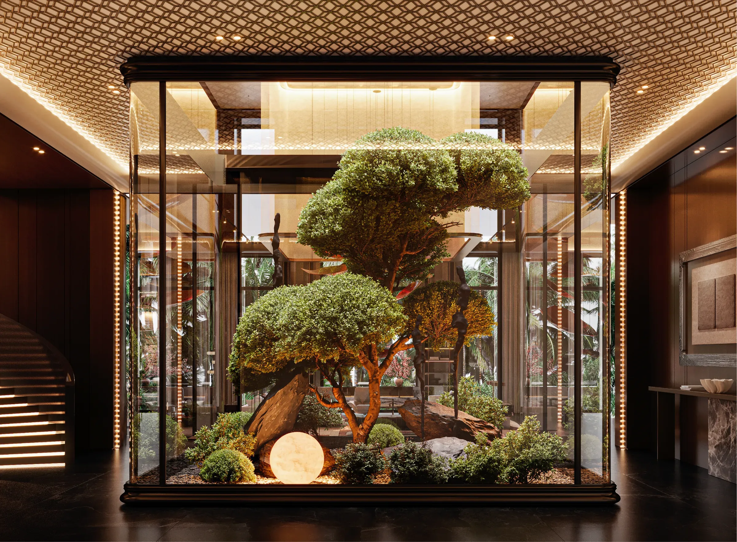 ENSO7 — bonsai installation